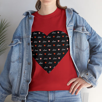 Love Heart  T-shirt: Expressions of Affection in Style