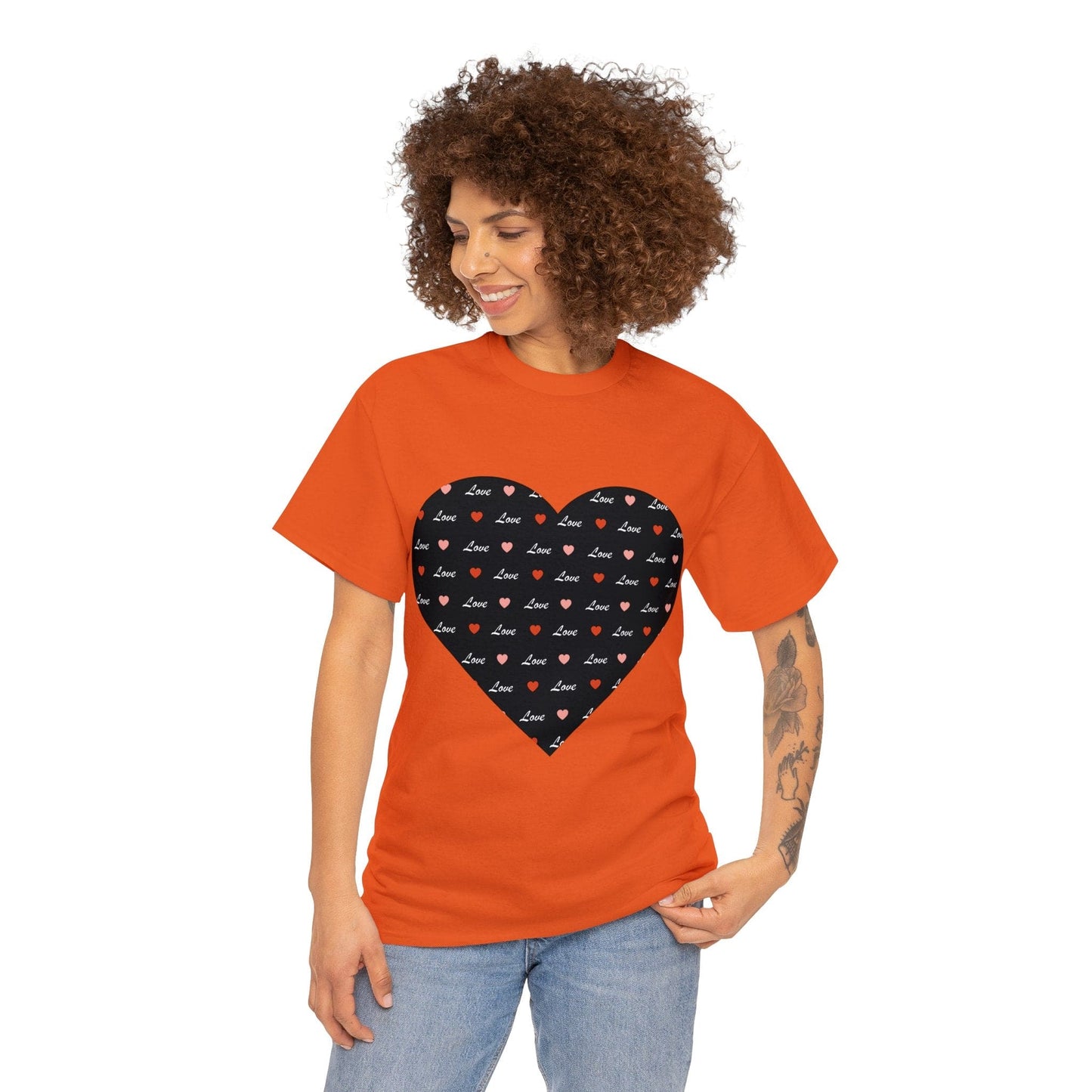 Love Heart  T-shirt: Expressions of Affection in Style