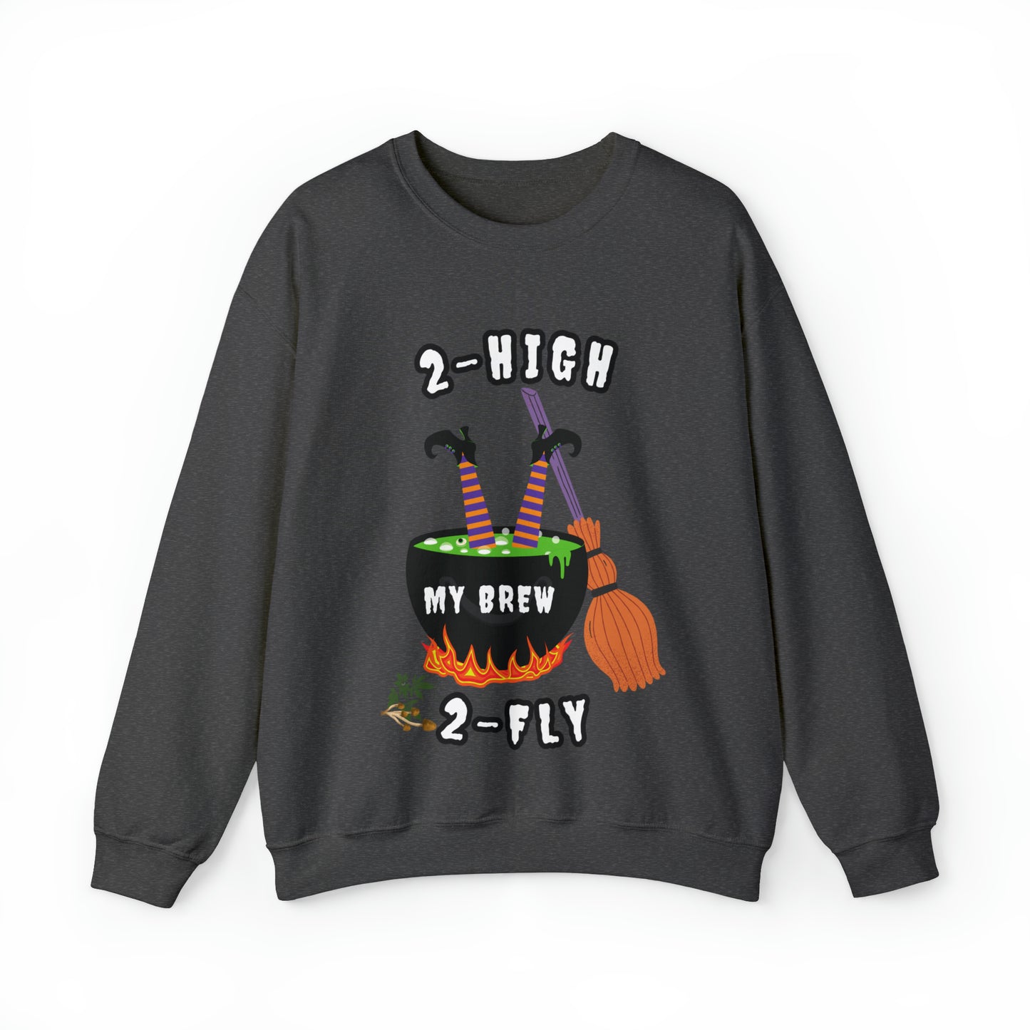 2-High 2-Fly Witch Sweater