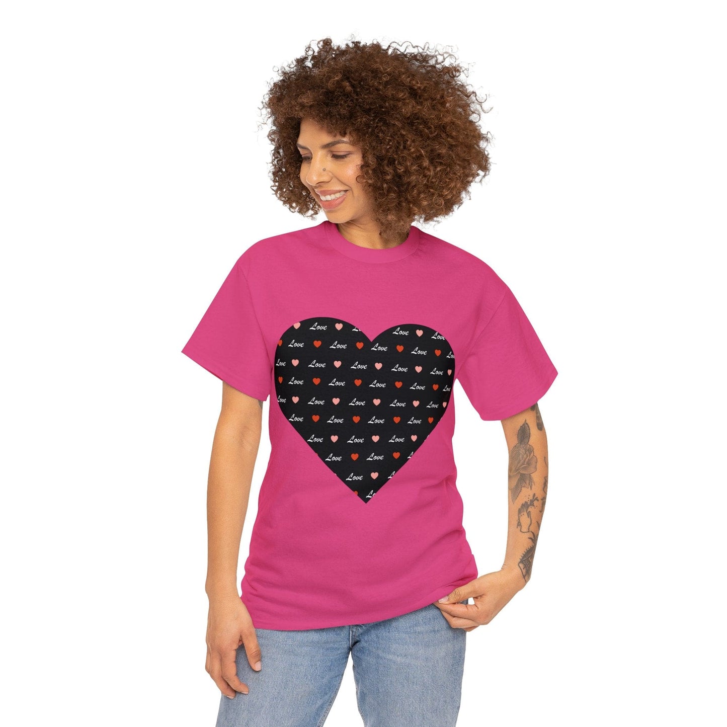 Love Heart  T-shirt: Expressions of Affection in Style
