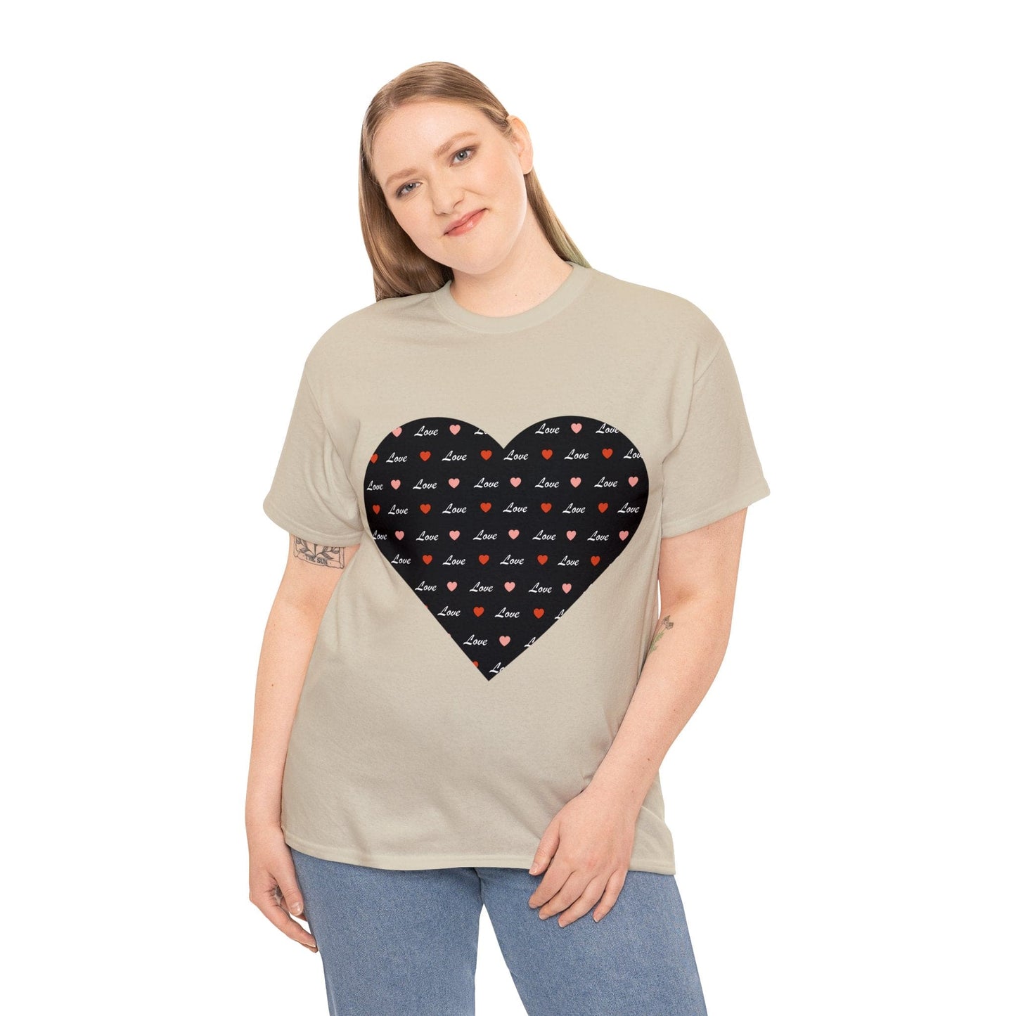 Love Heart  T-shirt: Expressions of Affection in Style