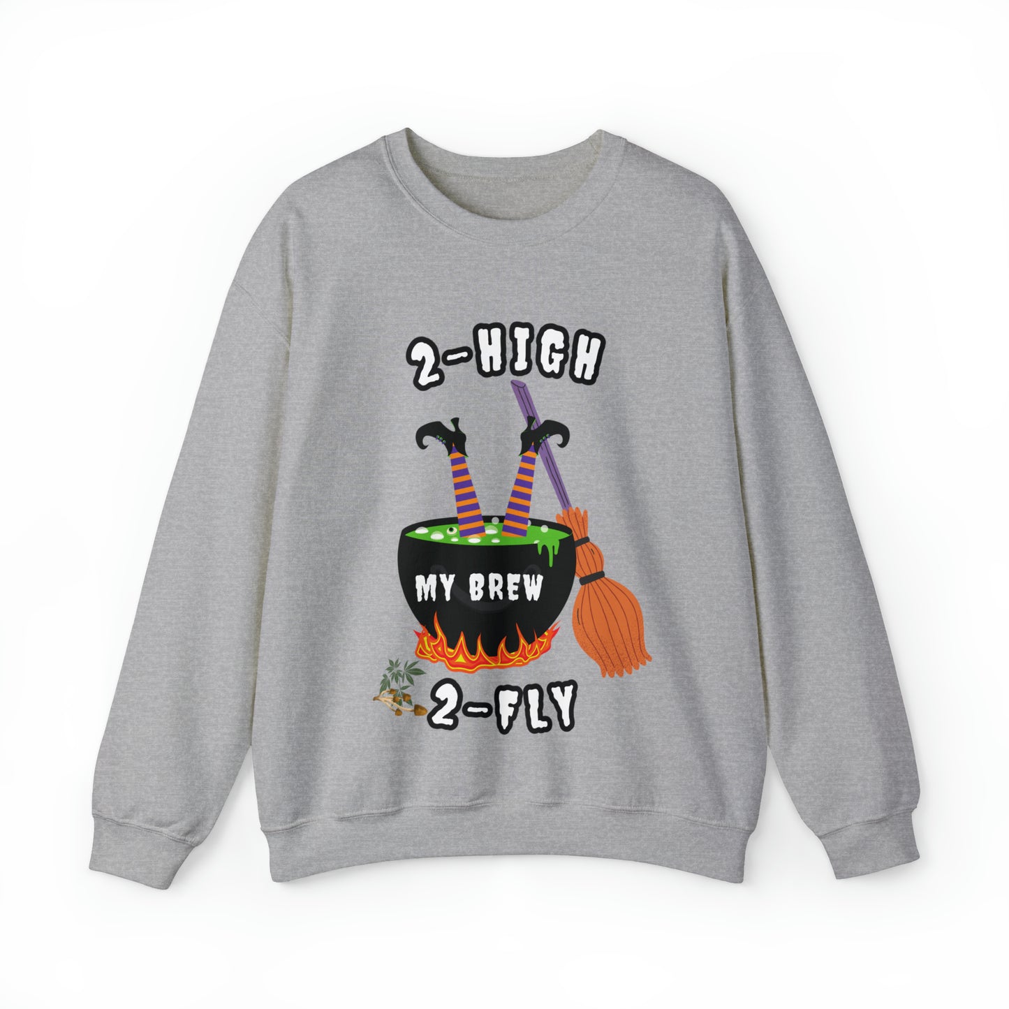 2-High 2-Fly Witch Sweater