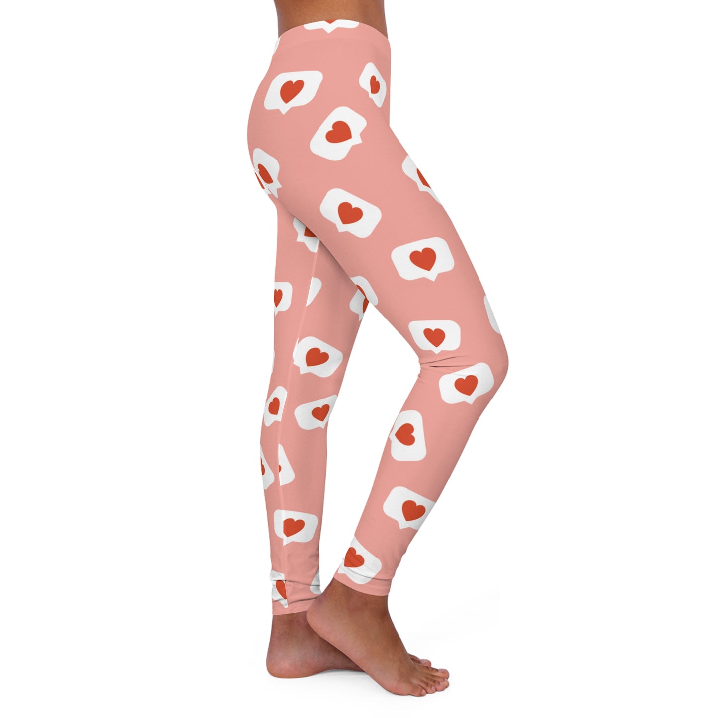 Heart Thought Bubble Leggings: Wear Your Thoughts with Style