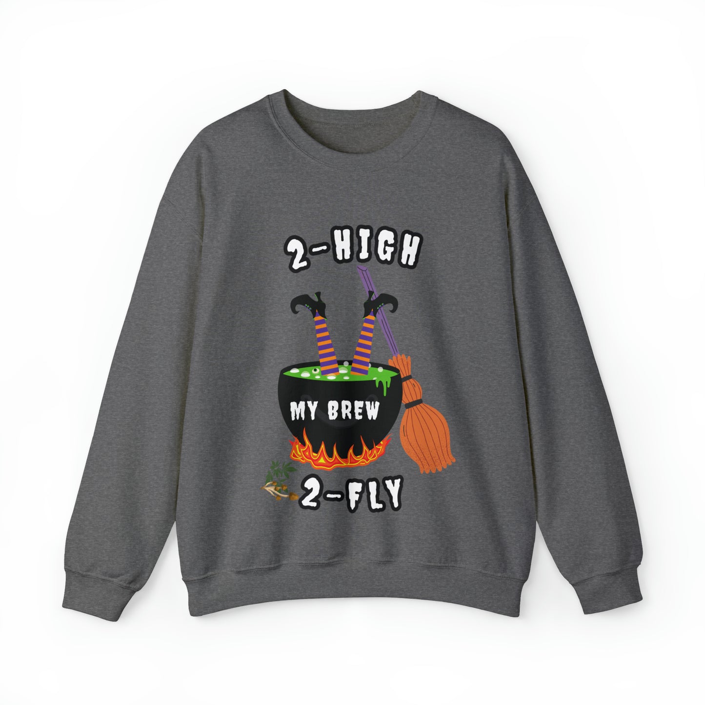 2-High 2-Fly Witch Sweater