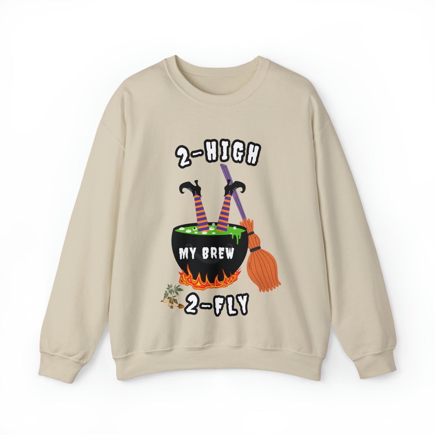 2-High 2-Fly Witch Sweater