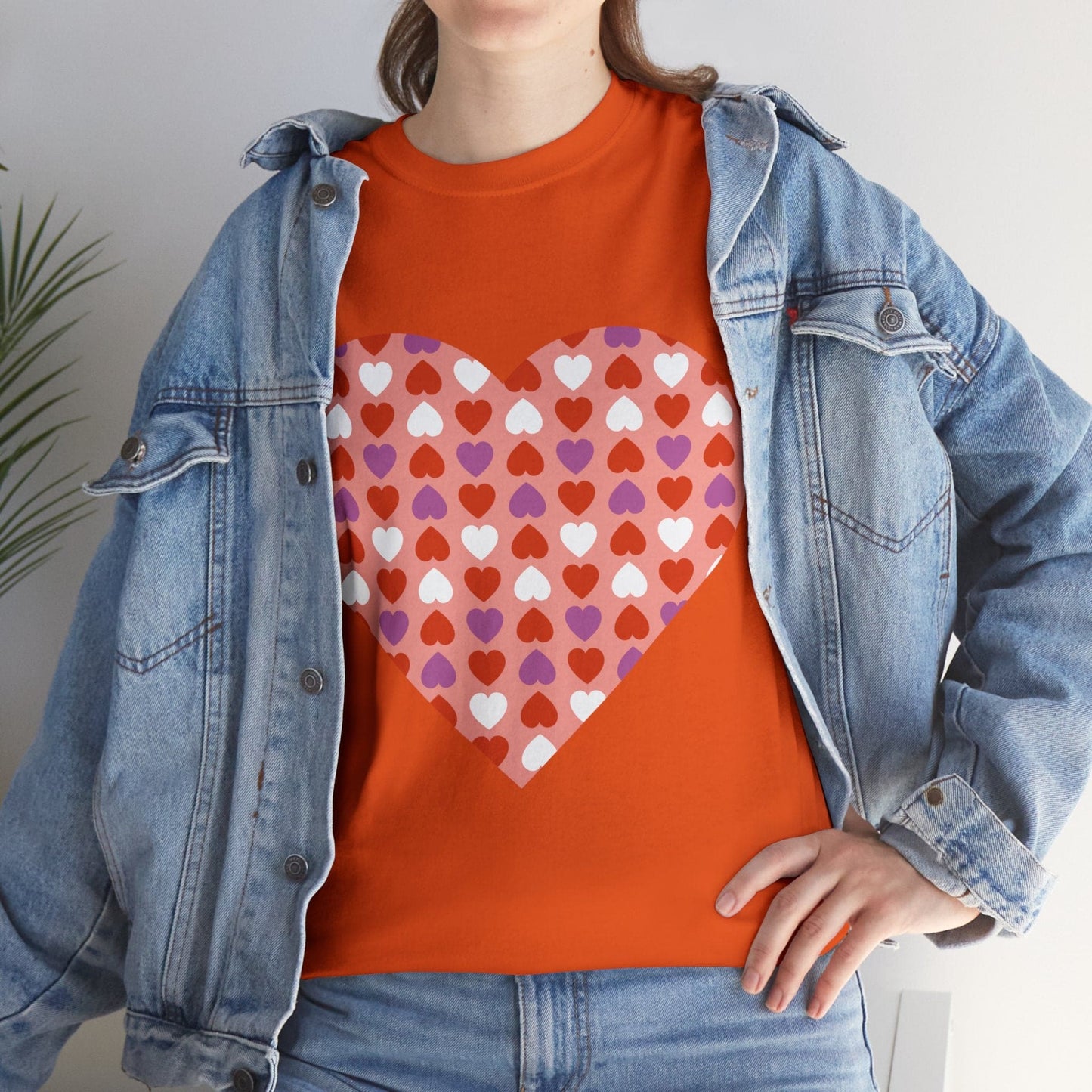 Triple Hearts Pink T-shirt: Embrace Love in Style (matching legging sold separately)