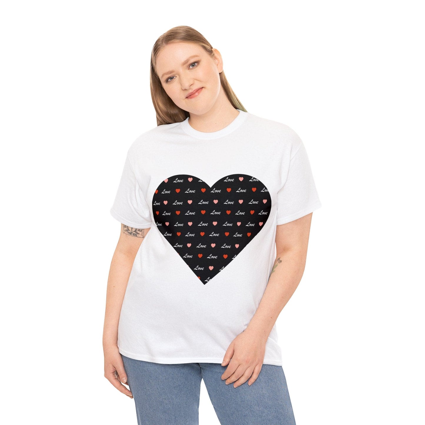 Love Heart  T-shirt: Expressions of Affection in Style