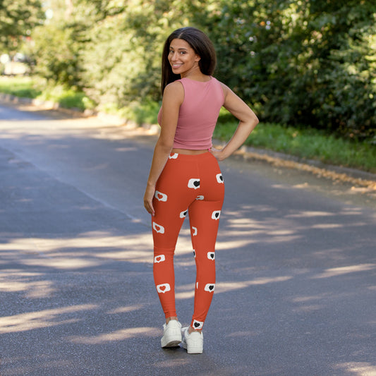 Heart Bubble Leggings: Express Yourself with Style