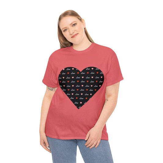 Love Heart  T-shirt: Expressions of Affection in Style