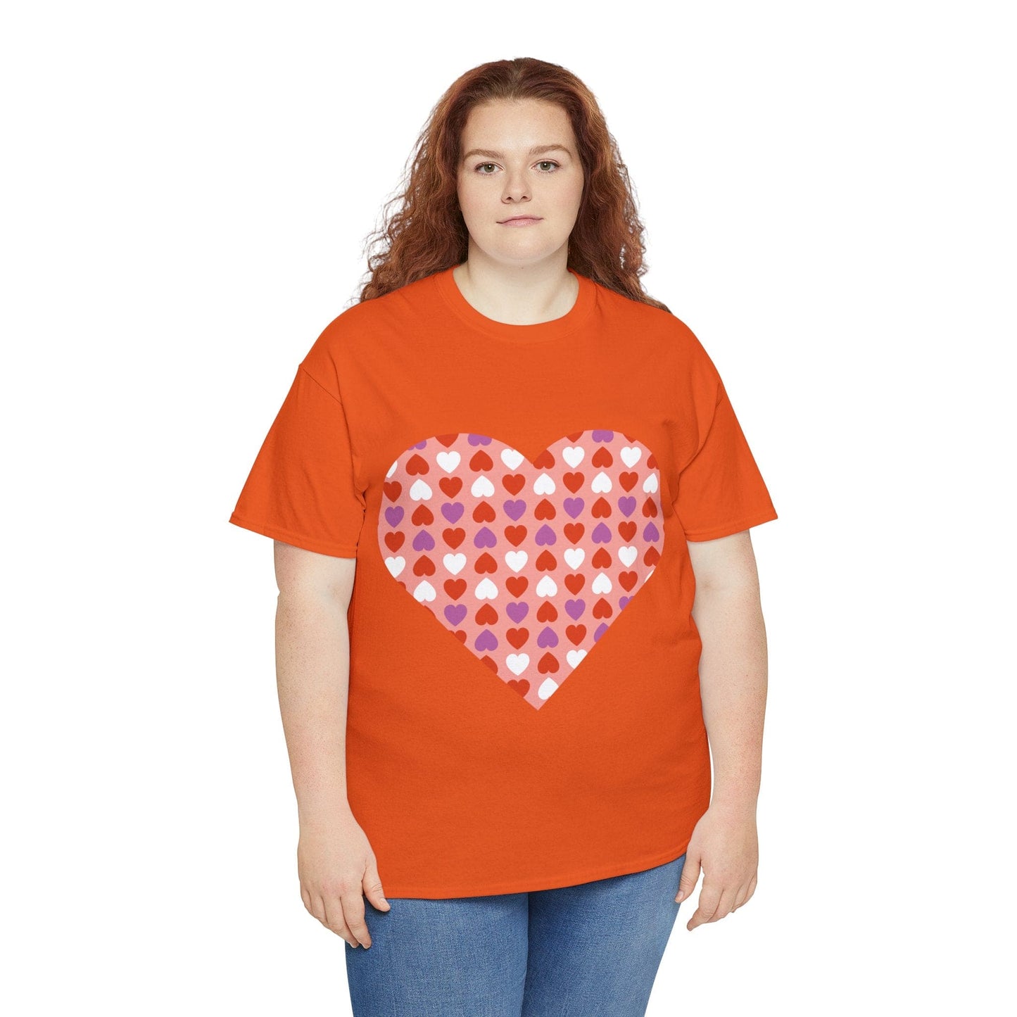 Triple Hearts Pink T-shirt: Embrace Love in Style (matching legging sold separately)