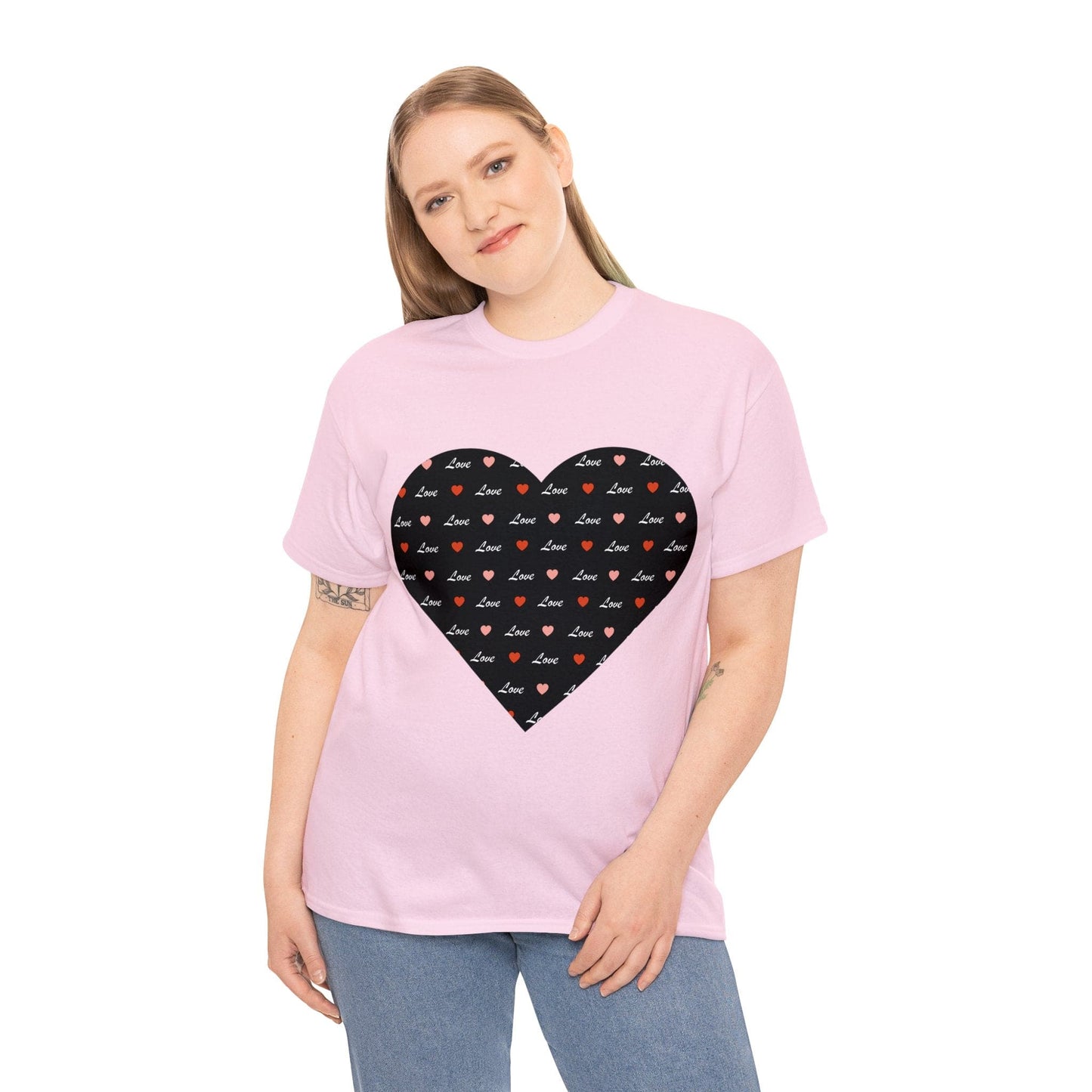 Love Heart  T-shirt: Expressions of Affection in Style
