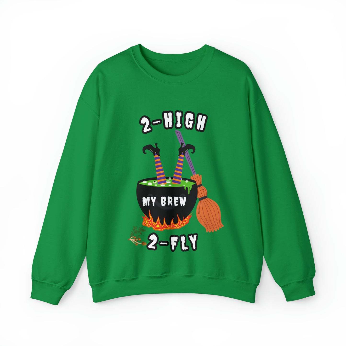 2-High 2-Fly Witch Sweater