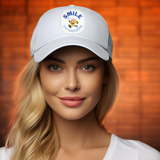 Smile! U R Amazing Hat | Twill Cap - Patch