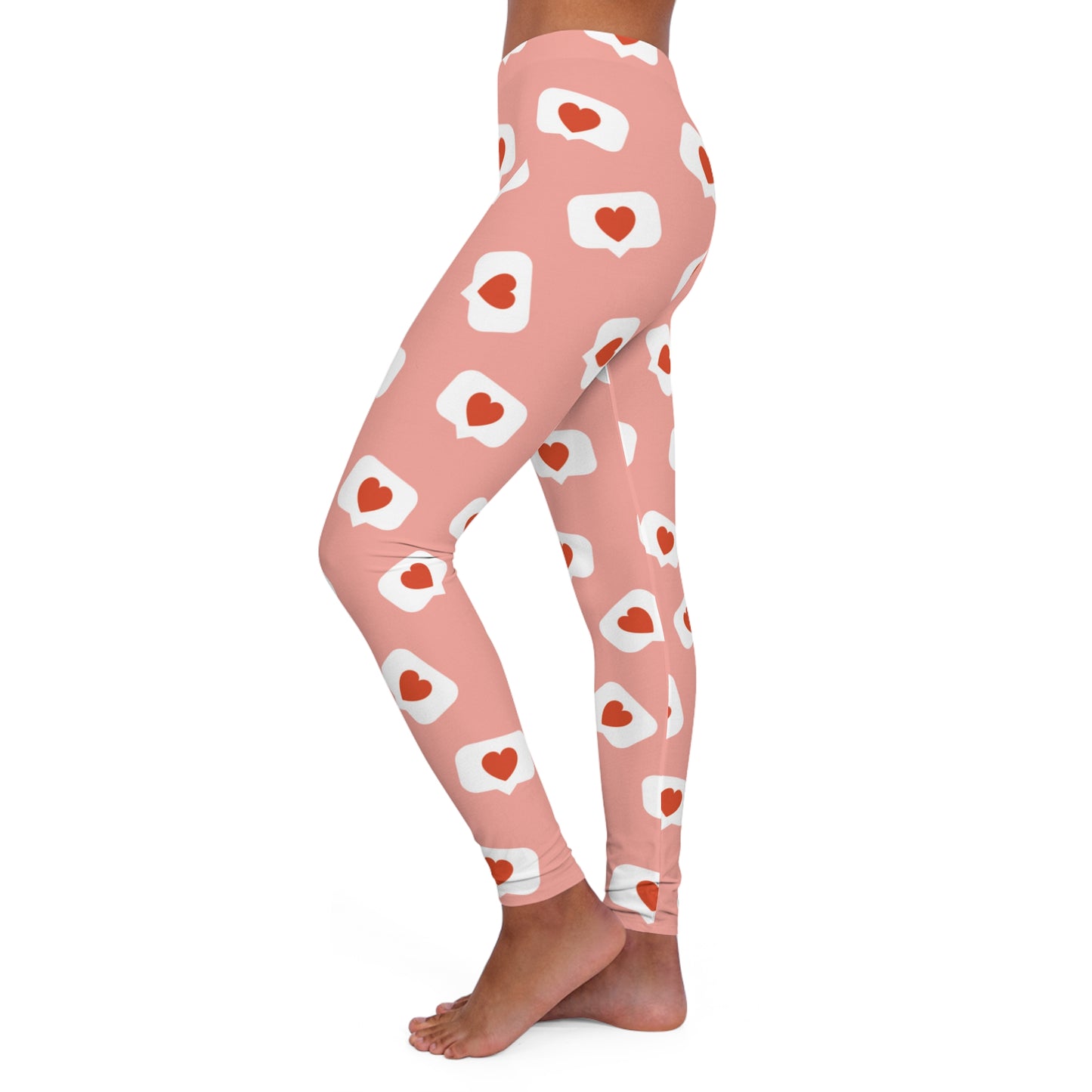Heart Thought Bubble Leggings: Wear Your Thoughts with Style