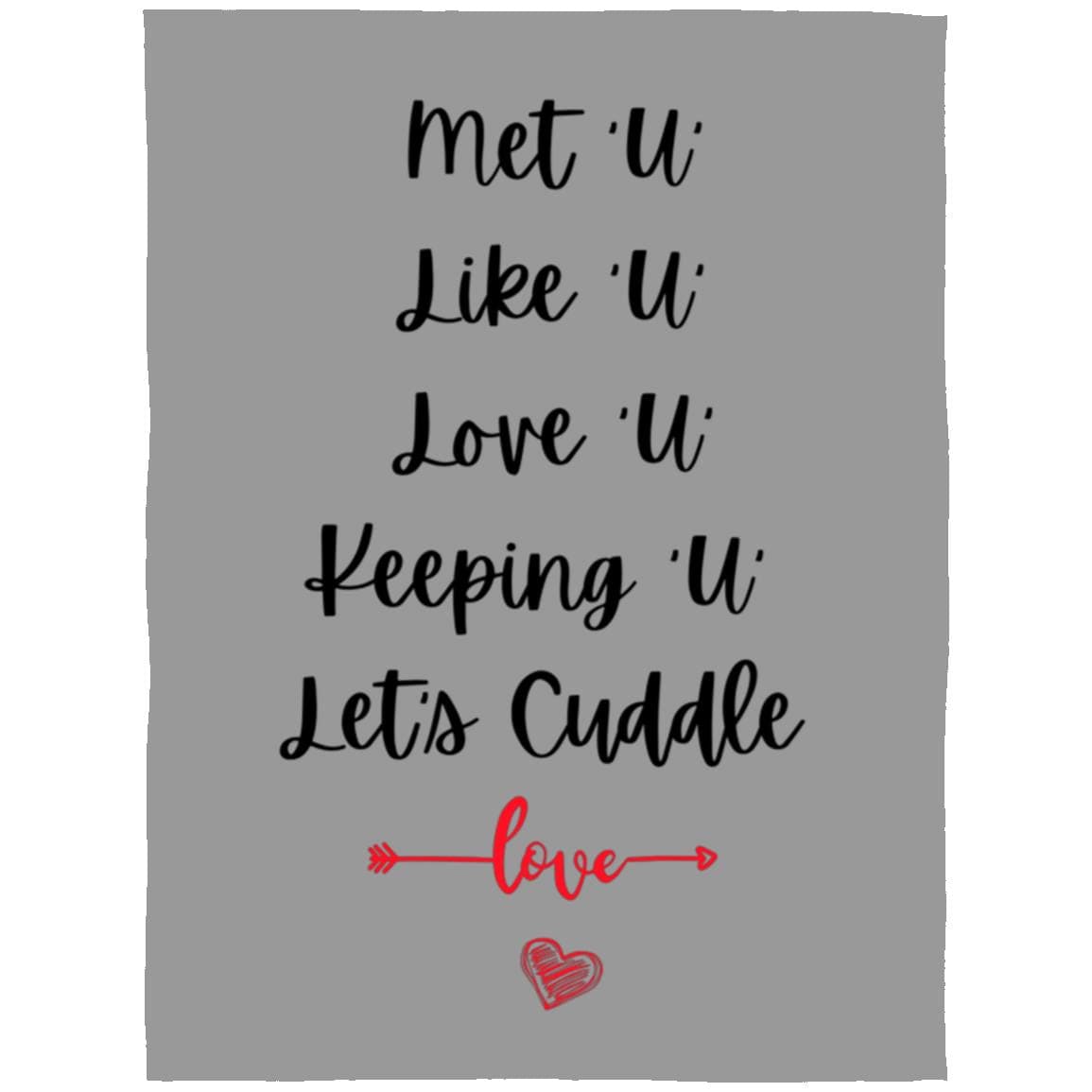 Let's Cuddle Blanket