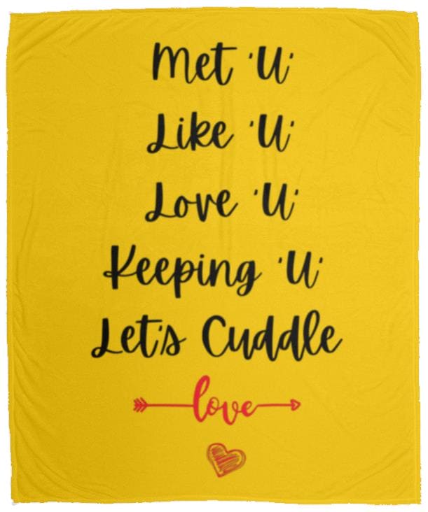 Let's Cuddle Blanket