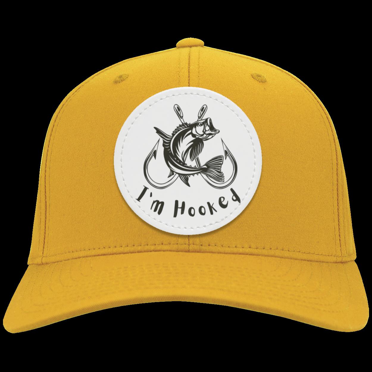 I'm Hooked Hat | For Fishing Lovers | Twill Cap - Patch