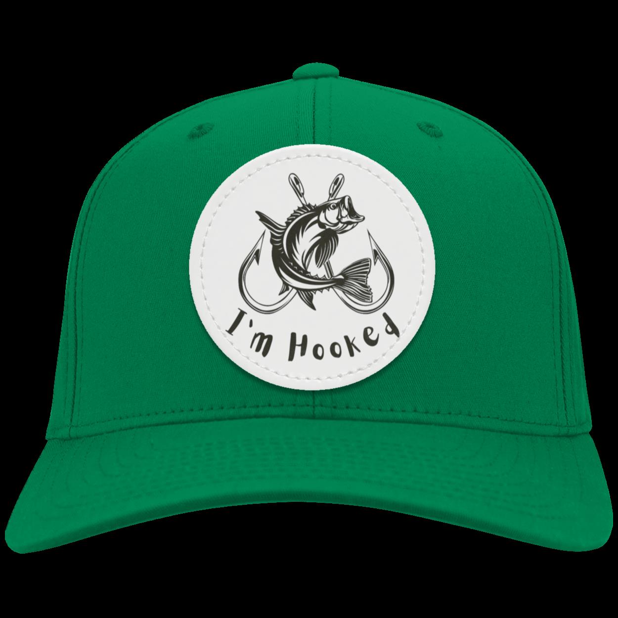 I'm Hooked Hat | For Fishing Lovers | Twill Cap - Patch