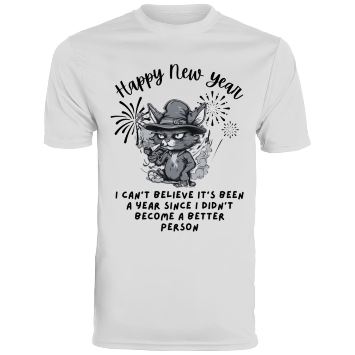New Year's Humor Tee: Light Up Laughter!