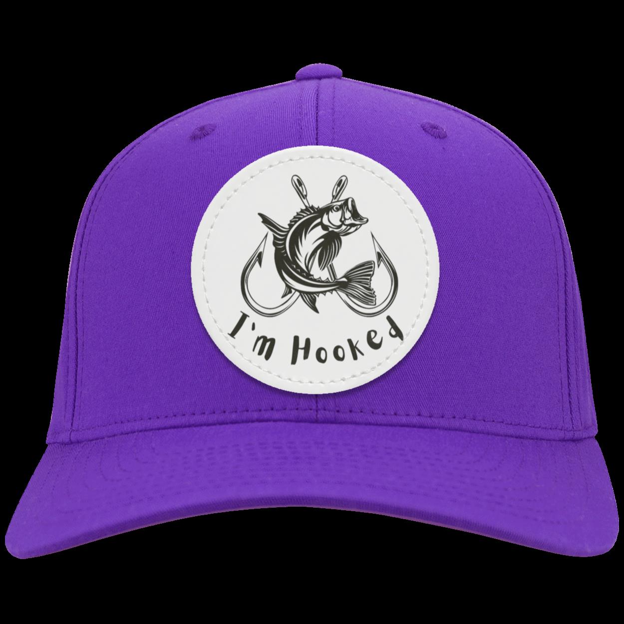 I'm Hooked Hat | For Fishing Lovers | Twill Cap - Patch