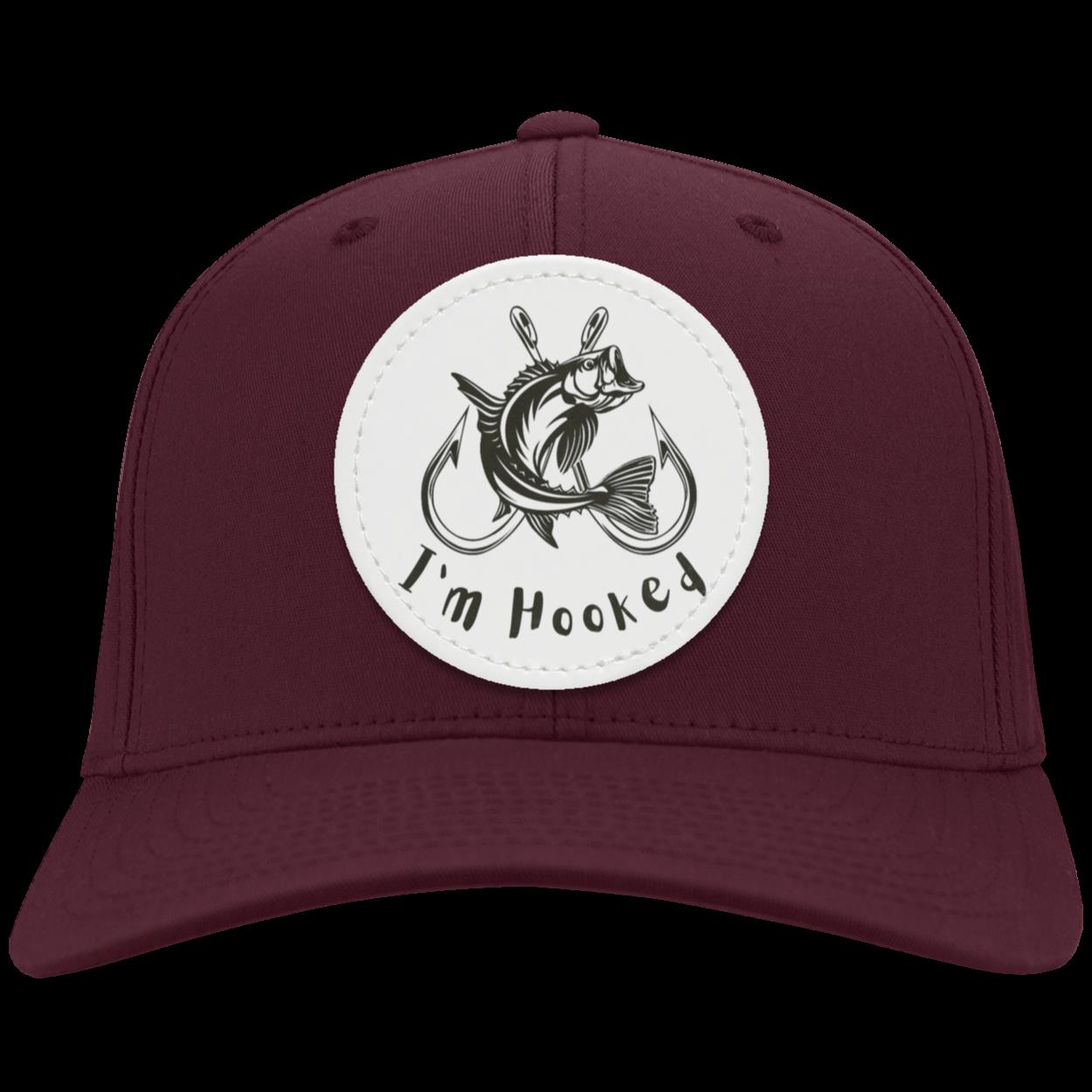 I'm Hooked Hat | For Fishing Lovers | Twill Cap - Patch
