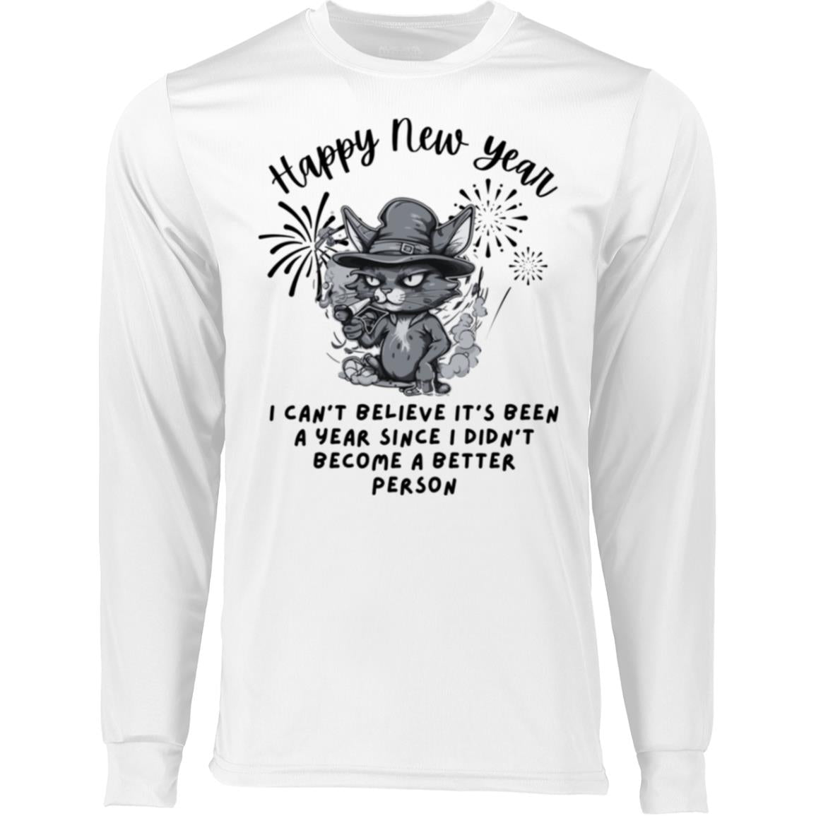 New Year's Humor Tee: Light Up Laughter!