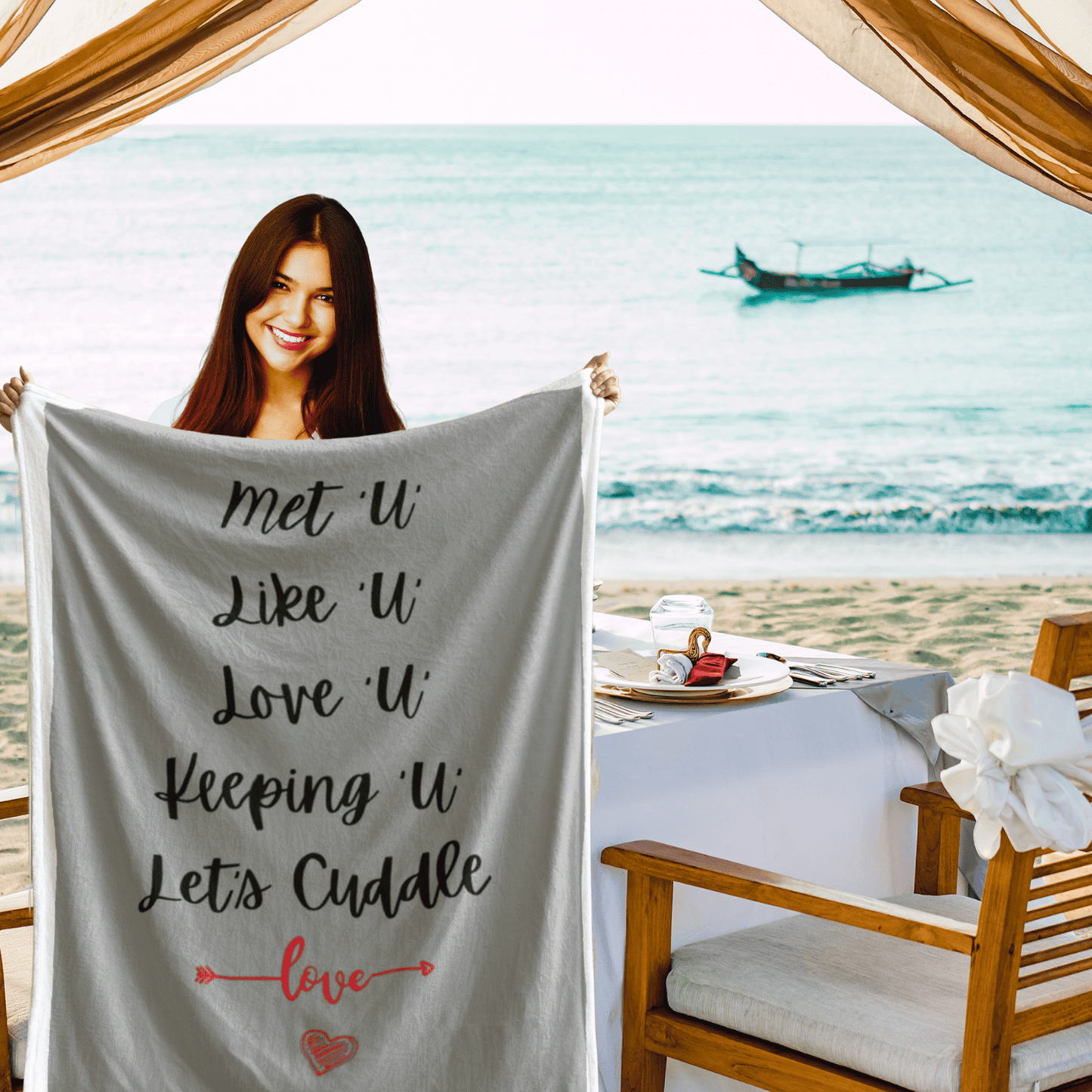 Let's Cuddle Blanket