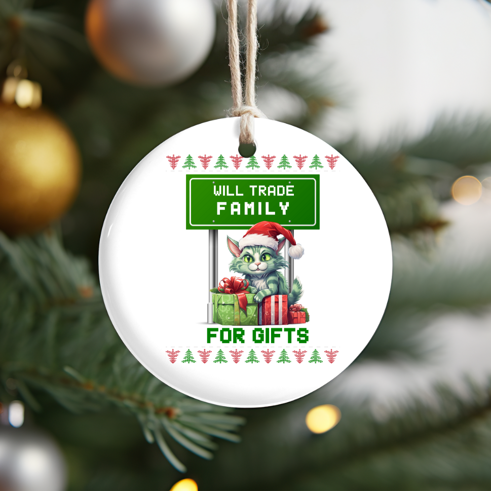 Gift Swap Giggle Ornaments