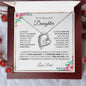 To My Beautiful Daughter | Forever Love Necklace