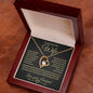 To My Beautiful Wife | Forever Love Necklace | BG