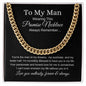 To My Man | Cuban Link Chain Necklace