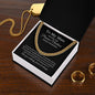 To My Man | Cuban Link Chain Necklace