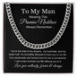 To My Man | Cuban Link Chain Necklace