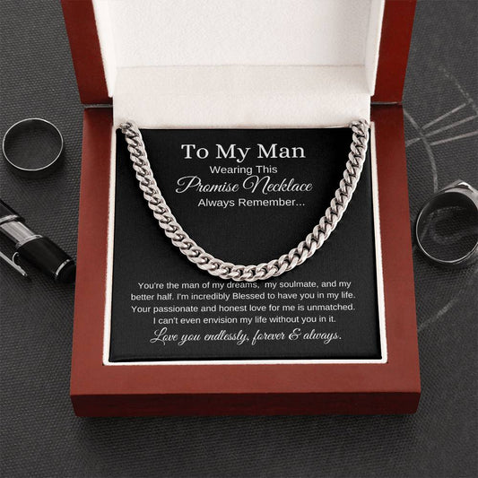 To My Man | Cuban Link Chain Necklace