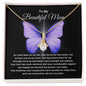 Beautiful Mom Butterfly | Alluring Beauty Necklace