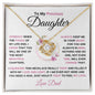 Precious Daughter | Love Knot Necklace | Love Dad