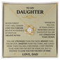 Daughter's Eternal Love Knot Necklace | Love Dad