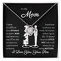 To My Mom | Love Knot Necklace | From Son
