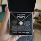 Loving Mom | You are my First Country | Love Knot Necklace | From Son