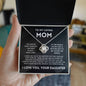 Loving Mom | You are my First Country | Love Knot Necklace | From Daughter