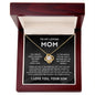 Loving Mom | You are my First Country | Love Knot Necklace | From Son