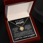 Loving Mom | You are my First Country | Love Knot Necklace | From Daughter