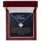 To My Beautiful Mom | Forever Love Necklace