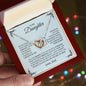 To My Daughter | Interlocking Hearts Necklace | Love Dad