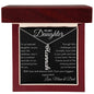 To My Daughter | Eternal Faith | Personalized Name Necklace
