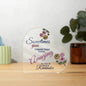 November Birth Flower | Reminder 'YOU'RE AMAZING' | Acrylic Plaque
