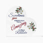 December Birth Flower | Reminder 'YOU'RE AMAZING' | Acrylic Plaque