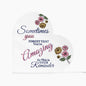 November Birth Flower | Reminder 'YOU'RE AMAZING' | Acrylic Plaque