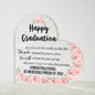 Happy Graduation | Heart Acrylic Plaque