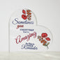August Birth Flower | Reminder 'YOU'RE AMAZING' | Acrylic Plaque